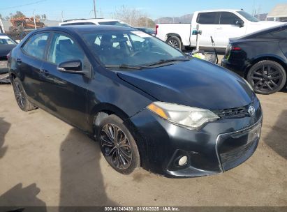 2015 TOYOTA COROLLA S PLUS Black  Gasoline 5YFBURHE7FP211065 photo #1