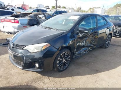 2015 TOYOTA COROLLA S PLUS Black  Gasoline 5YFBURHE7FP211065 photo #3