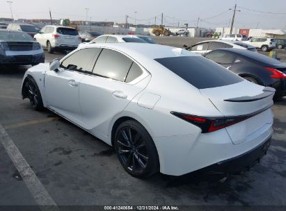 2023 LEXUS IS IS 350 F SPORT White  Gasoline JTHGZ1B23P5069639 photo #4