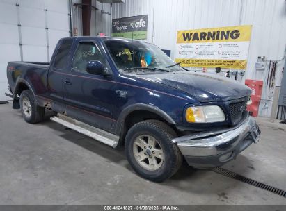 2002 FORD F-150 LARIAT/XL/XLT Blue  Gasoline 2FTRX18L52CA39797 photo #1