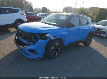 2023 CHEVROLET TRAILBLAZER FWD RS Blue  Gasoline KL79MTSL2PB061138 photo #3