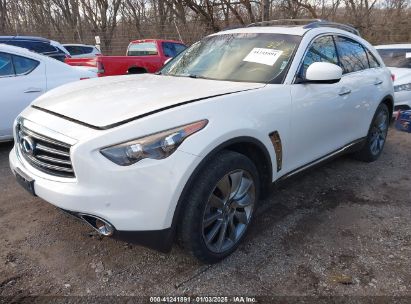 2013 INFINITI FX37 LIMITED EDITION White  Gasoline JN8CS1MWXDM171563 photo #3