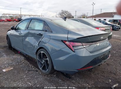 2022 HYUNDAI ELANTRA N LINE Blue  Gasoline KMHLR4AF3NU341692 photo #4