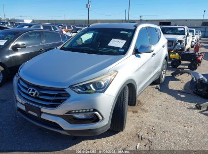 2017 HYUNDAI SANTA FE SPORT 2.4L Silver  Gasoline 5XYZU3LB5HG482464 photo #3