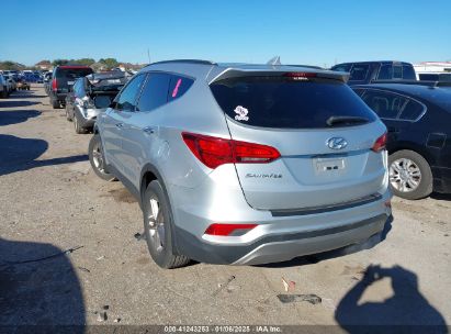 2017 HYUNDAI SANTA FE SPORT 2.4L Silver  Gasoline 5XYZU3LB5HG482464 photo #4