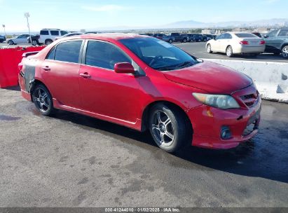 2012 TOYOTA COROLLA S Red  Gasoline 5YFBU4EE9CP006155 photo #1