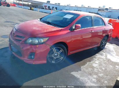 2012 TOYOTA COROLLA S Red  Gasoline 5YFBU4EE9CP006155 photo #3