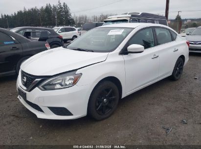 2017 NISSAN SENTRA SV White  Gasoline 3N1AB7AP9HY343672 photo #3