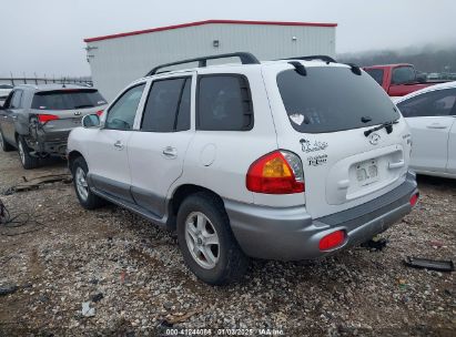 2003 HYUNDAI SANTA FE GLS/LX White  Gasoline KM8SC73E23U536604 photo #4