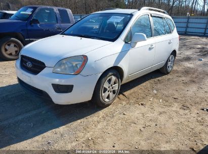 2009 KIA RONDO LX White  Gasoline KNAFG528597257694 photo #3