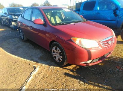 2010 HYUNDAI ELANTRA GLS Red  Gasoline KMHDU4AD2AU936321 photo #1