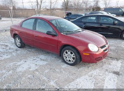 2004 DODGE NEON SXT Red  Gasoline 1B3ES56C54D627405 photo #1