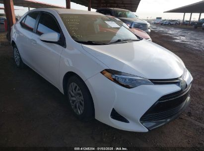 2018 TOYOTA COROLLA LE White  Gasoline 2T1BURHE4JC053406 photo #1