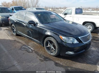 2007 LEXUS LS 460 Black  Gasoline JTHBL46F575000929 photo #1