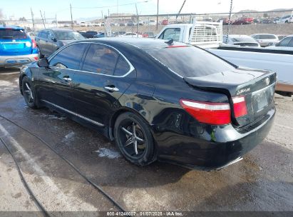 2007 LEXUS LS 460 Black  Gasoline JTHBL46F575000929 photo #4