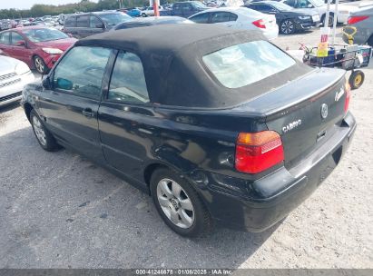 2002 VOLKSWAGEN CABRIO GLX Black  Gasoline 3VWDC21V72M806350 photo #4