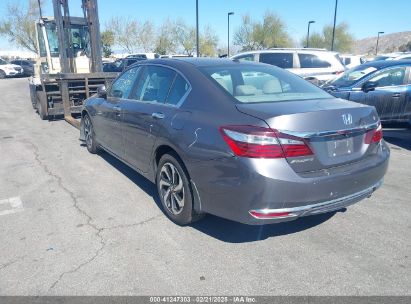 2016 HONDA ACCORD EX-L Gray  Gasoline 1HGCR2F93GA061725 photo #4