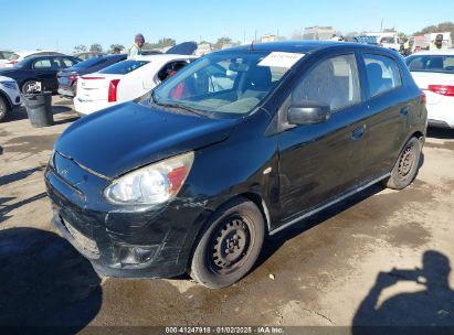 2014 MITSUBISHI MIRAGE DE Black  Gasoline ML32A3HJ2EH009346 photo #3