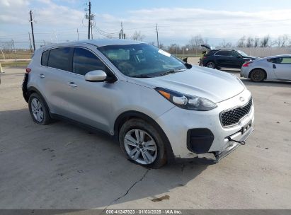 2019 KIA SPORTAGE LX Silver  Gasoline KNDPM3AC5K7515700 photo #1