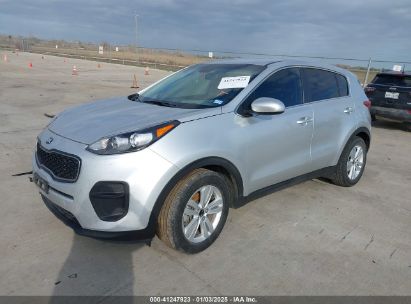 2019 KIA SPORTAGE LX Silver  Gasoline KNDPM3AC5K7515700 photo #3