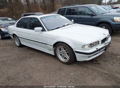 2001 BMW 740IA White  Gasoline WBAGG83471DN83116 photo #1