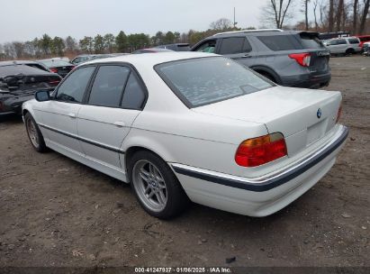 2001 BMW 740IA White  Gasoline WBAGG83471DN83116 photo #4