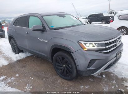 2022 VOLKSWAGEN ATLAS CROSS SPORT 3.6L V6 SE W/TECHNOLOGY Gray  Gasoline 1V2KE2CA8NC227581 photo #1