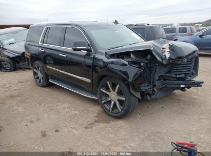 2019 CADILLAC ESCALADE LUXURY Black  Gasoline 1GYS4BKJ1KR176479 photo #1