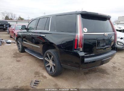 2019 CADILLAC ESCALADE LUXURY Black  Gasoline 1GYS4BKJ1KR176479 photo #4