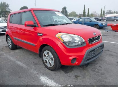 2013 KIA SOUL Red  Gasoline KNDJT2A54D7601040 photo #1