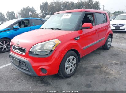 2013 KIA SOUL Red  Gasoline KNDJT2A54D7601040 photo #3