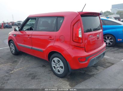 2013 KIA SOUL Red  Gasoline KNDJT2A54D7601040 photo #4