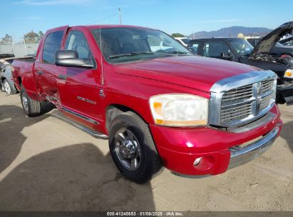 2006 DODGE RAM 2500 LARAMIE Red  Diesel 3D7KR29C06G141409 photo #1