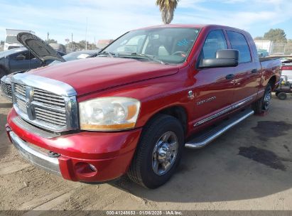 2006 DODGE RAM 2500 LARAMIE Red  Diesel 3D7KR29C06G141409 photo #3