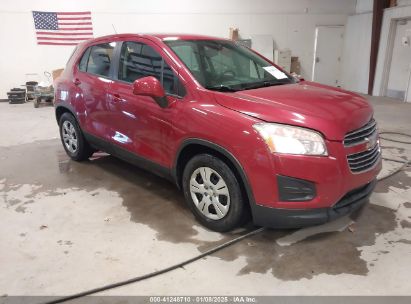 2015 CHEVROLET TRAX 1LS Red  Gasoline KL7CJKSB8FB059280 photo #1