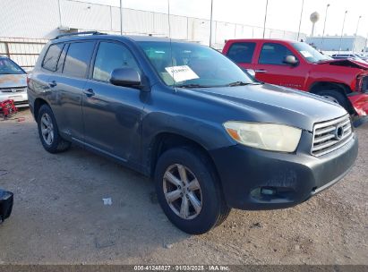 2008 TOYOTA HIGHLANDER Gray  Gasoline JTEDS41A382038747 photo #1