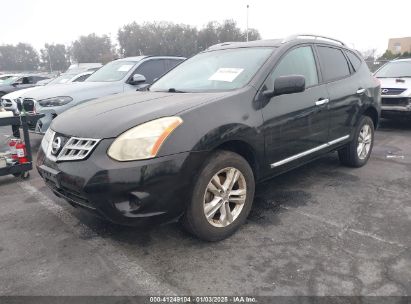 2013 NISSAN ROGUE SV Black  Gasoline JN8AS5MT4DW544895 photo #3