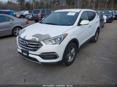 2018 HYUNDAI SANTA FE SPORT 2.4L White  Gasoline 5NMZT3LB3JH077895 photo #3