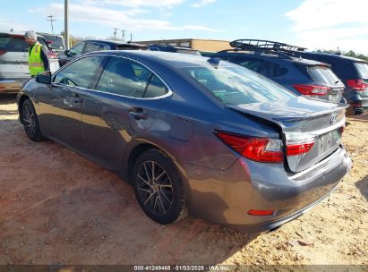 2017 LEXUS ES 350 Gray  Gasoline 58ABK1GG5HU053510 photo #4