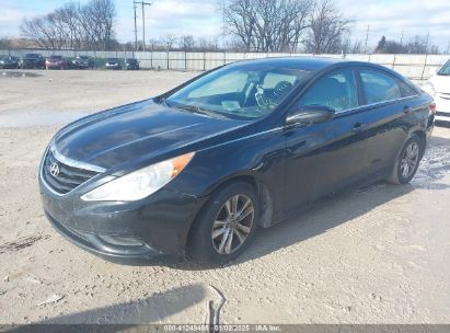 2011 HYUNDAI SONATA GLS Black  Gasoline 5NPEB4AC8BH033933 photo #3