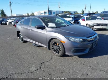 2017 HONDA CIVIC LX Gray  Gasoline 2HGFC2F50HH518084 photo #1