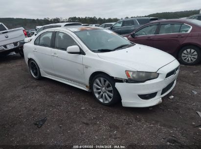 2008 MITSUBISHI LANCER GTS White  Gasoline JA3AU86U88U012840 photo #1