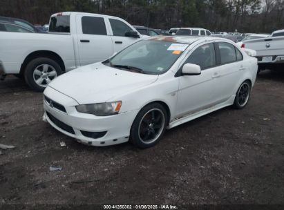 2008 MITSUBISHI LANCER GTS White  Gasoline JA3AU86U88U012840 photo #3