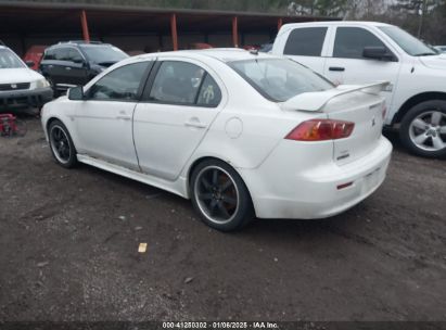 2008 MITSUBISHI LANCER GTS White  Gasoline JA3AU86U88U012840 photo #4