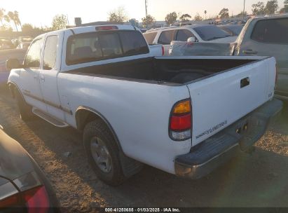 2000 TOYOTA TUNDRA SR5 V8 White  Gasoline 5TBRT3419YS067667 photo #4