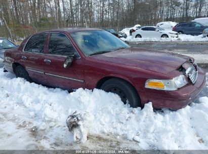 2011 FORD CROWN VICTORIA POLICE Burgundy  Flexible Fuel 2FABP7BVXBX131470 photo #1