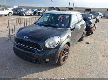 2013 MINI COUNTRYMAN COOPER S Black  Gasoline WMWZC5C57DWP31284 photo #3