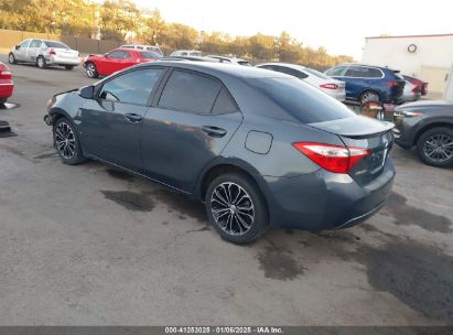 2014 TOYOTA COROLLA S PLUS Gray  Gasoline 5YFBURHE1EP123367 photo #4