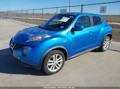 2012 NISSAN JUKE SV Blue  Gasoline JN8AF5MR1CT101239 photo #3