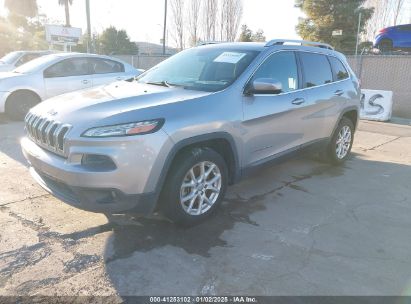 2014 JEEP CHEROKEE LATITUDE Silver  Gasoline 1C4PJLCB4EW238545 photo #3